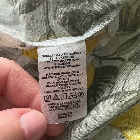 NWT Ann Taylor Factory Woman’s Lemon Sleeveless Ruffled Pullover Top- Size S - Picture 6 of 12